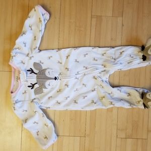 Child of mine 6-9 mo reindeer pjs